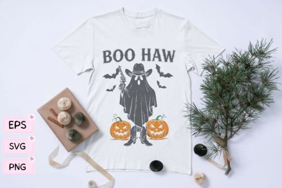 Boo Haw Cowboy Ghost Halloween T-shirt Review
