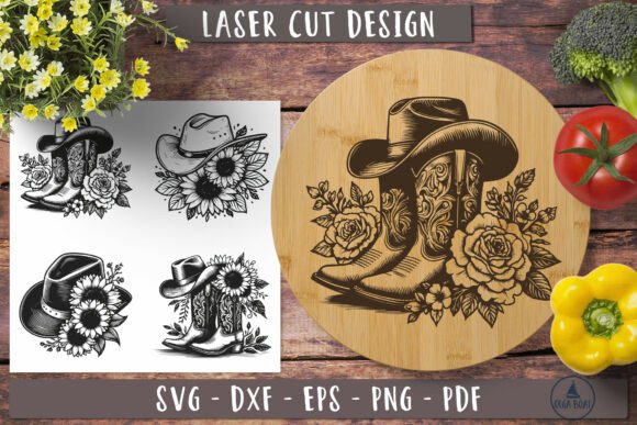 Cowboy Boots Cowgirl Laser Engraving Review
