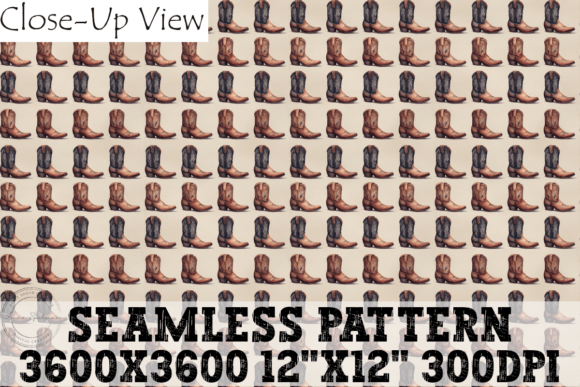 Cowboy Cowgirl Boots Seamless Pattern Review for Real Projects
