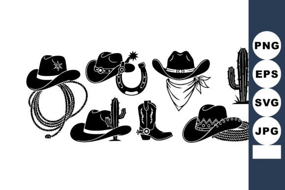 Cowboy Hats Rope Horseshoe Cactus Bandan Review