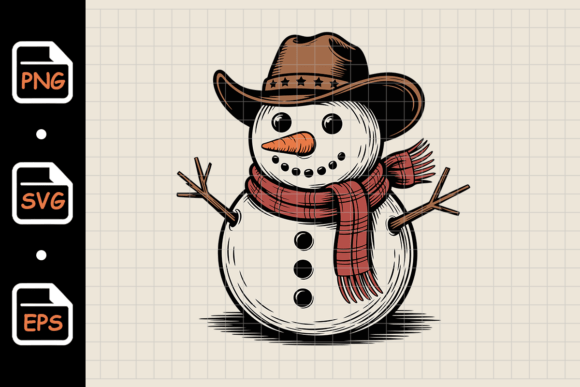 Cowboy Snowman with Hat and Scarf Review for Real Projects