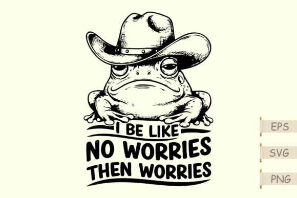 I Be Like No Worries Then Worries Cowboy: A Design That Speaks Volumes