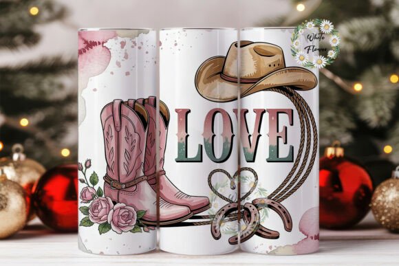 Rustic Western Love Tumbler Wrap Review for Embroidery Projects