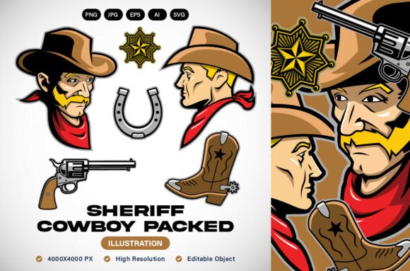 Sheriff Cowboy Packed Embroidery Review