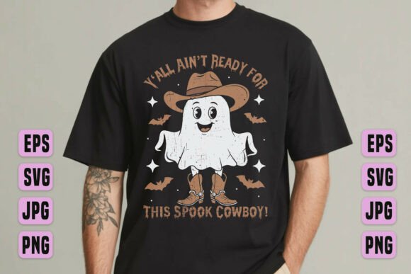 Spooky Cowboy Funny Ghost Halloween Review for Real Projects