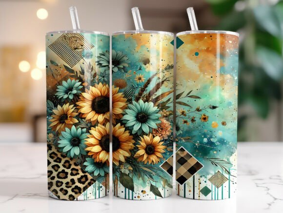 Western Sunflower Leopard Tumbler Wrap Review